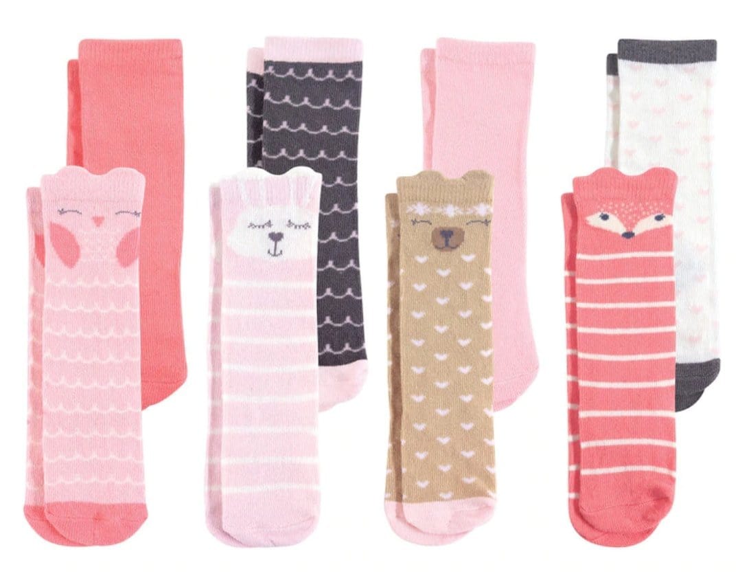 Lace and Silk Bows Socks - Priority Shipping Light Pink / S