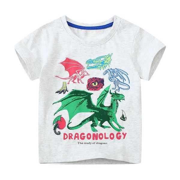 Toddler/Kid Boy Dragon Print T-shirt