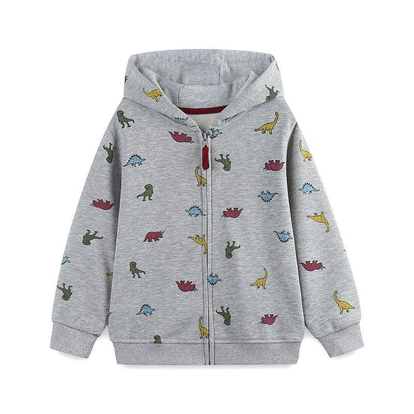 Toddler/Kid Boy Cartoon Little Dinosaurs Design Jacket