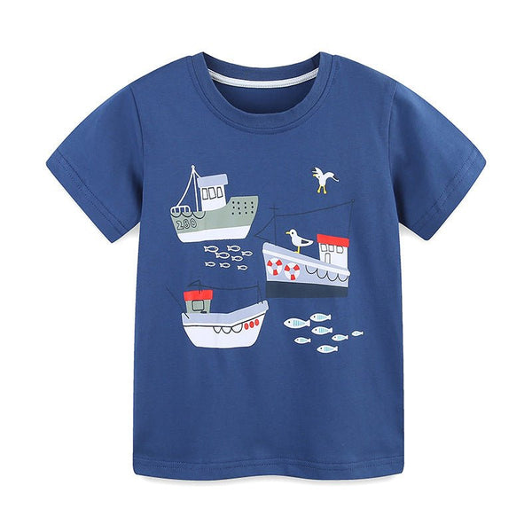 Toddler/Kid Boy Sailing Boat Design T-shirt