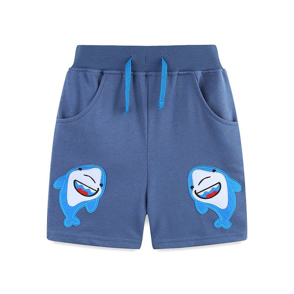 Toddler/Kid Boy's Cartoon Shark Design Shorts