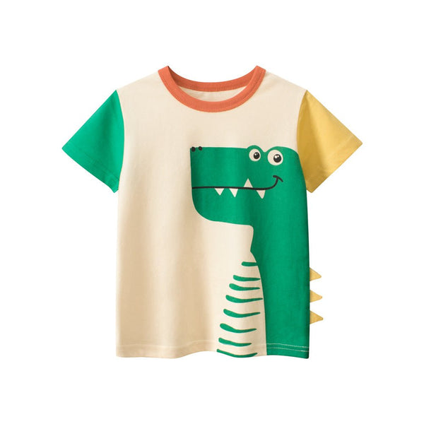 Toddler/Kid Boy's Summer Croc Smile Design Tee
