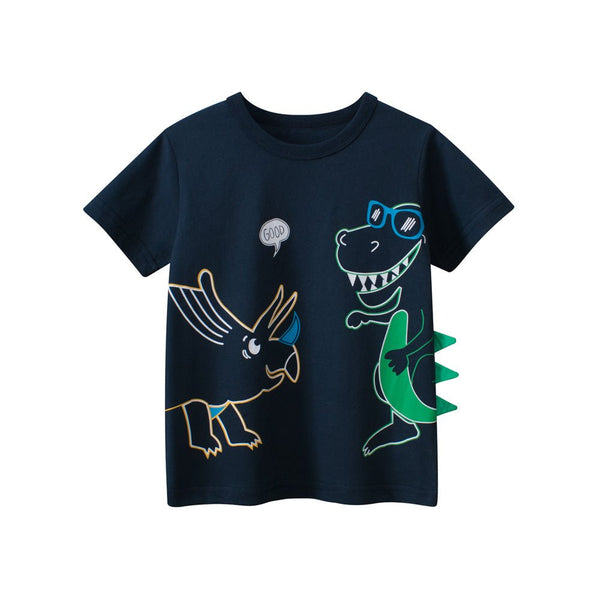 Toddler/Kid Boy's Rhino & Dino Adventures Design Tee