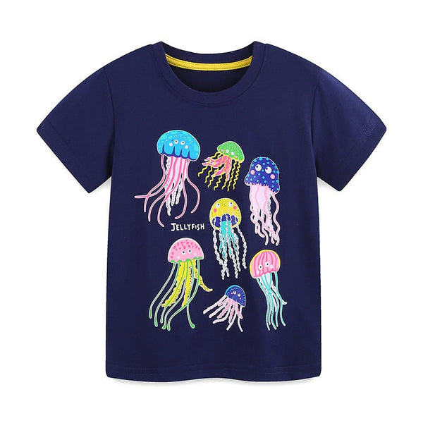 Toddler/Kid Colorful Jellyfish Design T-shirt