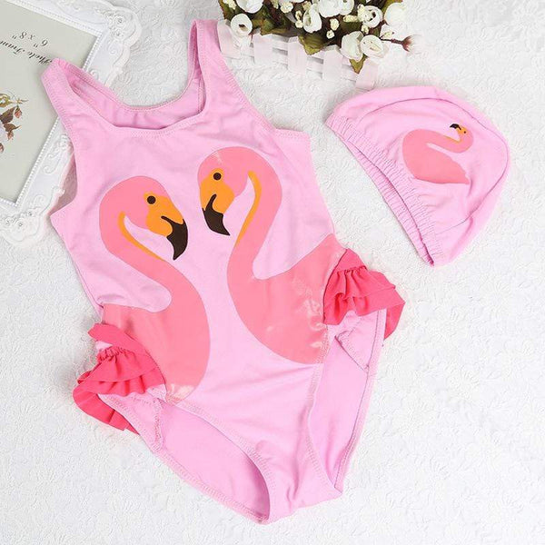 Baby 2024 flamingo swimsuit