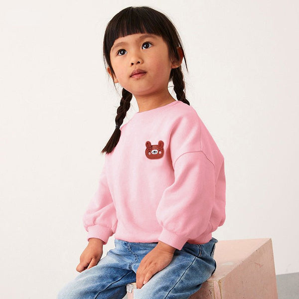 Toddler/Kid Girl's Cartoon Pink Sweatshirt for Winter