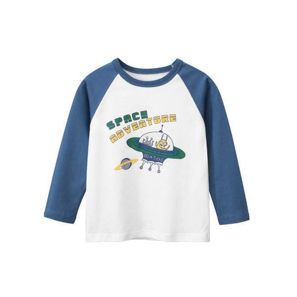 Toddler/Kid Boy's "Space Adventure" Long Sleeve Shirt