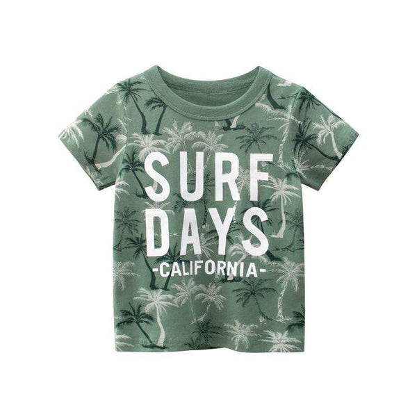 Toddler/Kid "Surf Days" Letter Print T-shirt