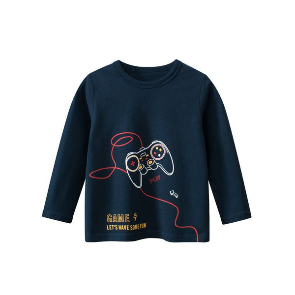 Toddler/Kid Gaming Controller Design Long Sleeve Shirt