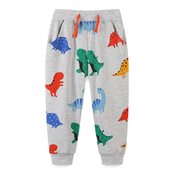 Toddler/Kid Boy's Dinosaur Print Casual Pants